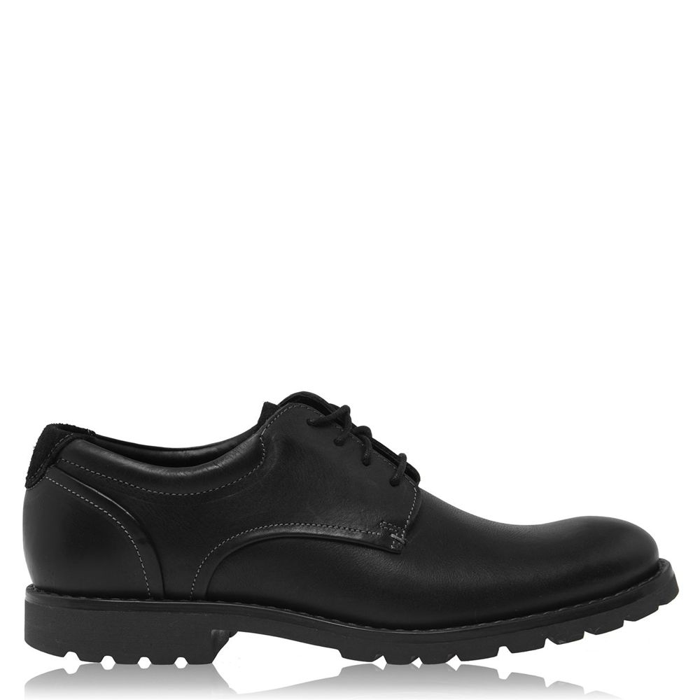 Rockport Men's Colben Dress Shoes - Black - USA (0468QHIUM)